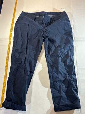 Gap 1969 Maternity Navy Blue Best Girlfriend Chino Pants Size 12